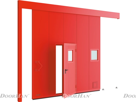 Откатные противопожарные ворота с пределом огнестойкости ei60, ei90, kazan.doorhan.ru